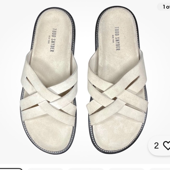 Todd Snyder Nomad suede sandals in Ecru, Men’s 8/ Women’s 9.5 main image 6